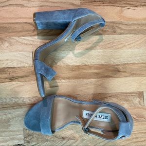 Steve Madden Dusty Blue Heels
